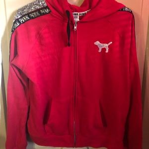 Red sequence vs/ pink jacket